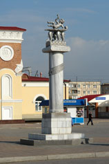 Евпатория. Памятник Рождение Керкинитиды