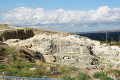 Керчь. Археологические раскопки на вершине горы Митридат